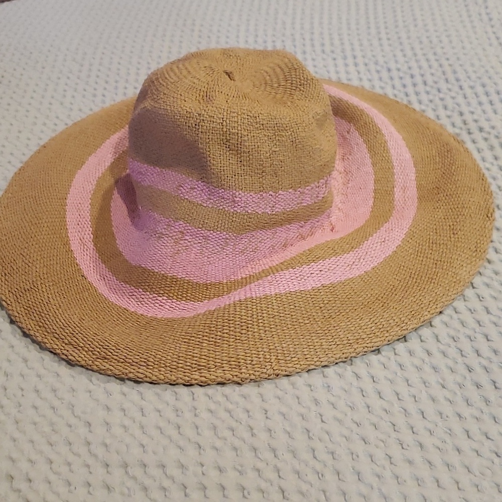 Target A New Day Pink Tan Sun Hat | S/M